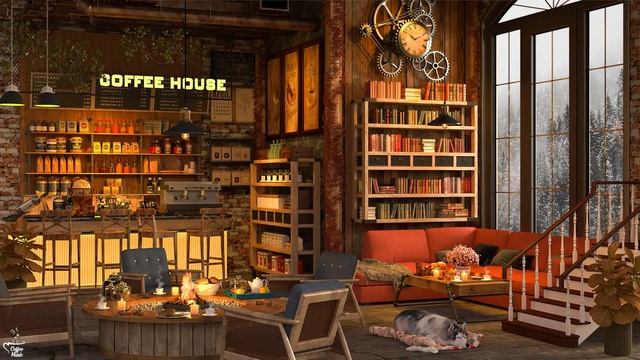 Relaxing Jazz Music ? October Morning in Cozy Coffee Shop Ambience ~ Smooth Jazz Instrumental Music смотреть онлайн