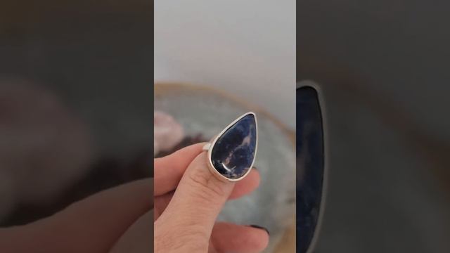 Sodalite Silver Ring Size 6 смотреть онлайн