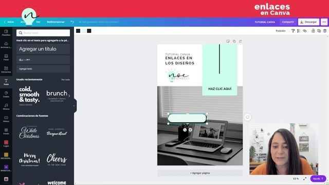 Como agregar Enlaces en Canva | CANVA TUTORIAL 2021 смотреть онлайн
