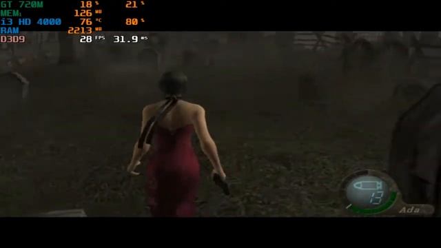 Resident Evil 4 HD Gameplay Ada (Asus A450c 4Gb Ram Core i3 3217U Nvidia Gt 720M Gaming Low End Pc) смотреть онлайн