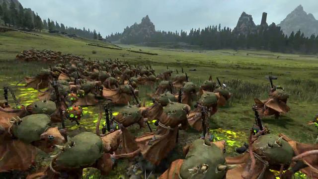 Стражи Феникса vs Чумные монахи с кадилами Total War Warhammer 2. тесты юнитов v1.4.1. смотреть онлайн
