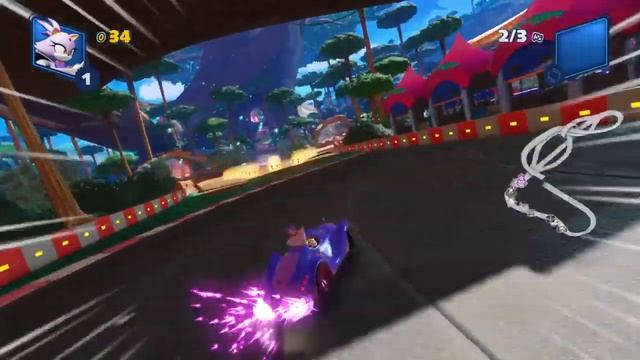 Team Sonic Racing - Wisp Curcit Solo Race (Blaze) смотреть онлайн
