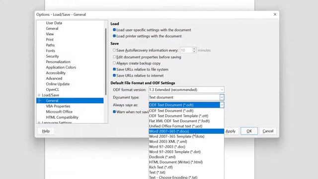 Setting LibreOffice/OpenOffice To Act Like Microsoft Office смотреть онлайн