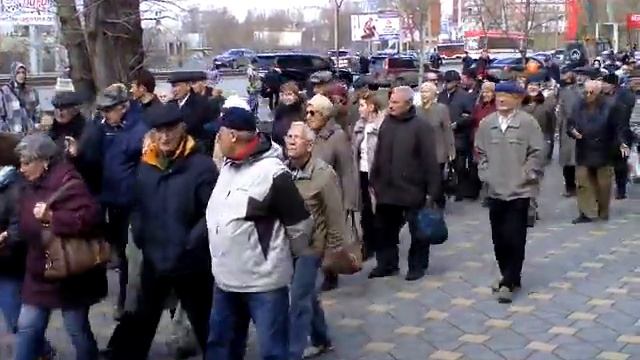 Самара, демонстрация за социальные права пенсионеров смотреть онлайн