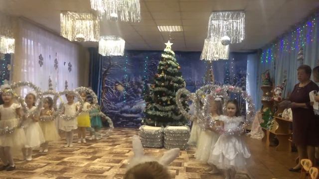 Танец Снежинок МДОУ №1 "Ромашка" город Дмитров смотреть онлайн