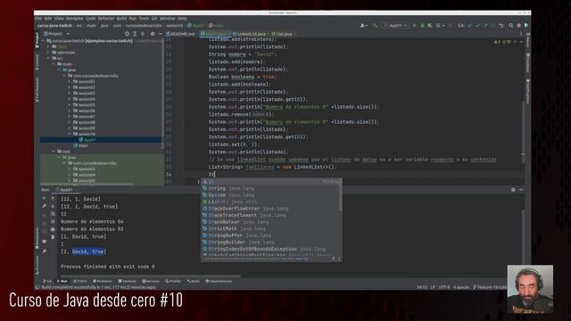 Colecciones: List, Set y Map #10 Curso de Java Desde Cero - Cursos de Desarrollo смотреть онлайн