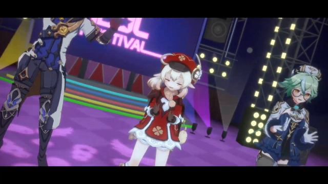 [VRChat] [MMD] [Genshin Impact] - Albedo, Klee, Sucrose - Say Meow Meow - Motion by 岚fl смотреть онлайн