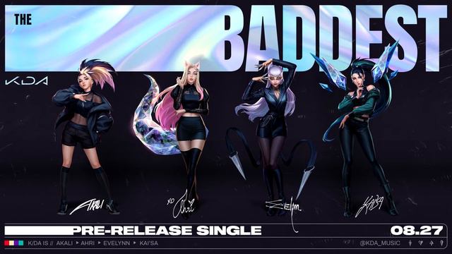 K/DA - THE BADDEST (Orchestral Cover) ft. (G)I-DLE, Bea Miller, Wolftyla смотреть онлайн