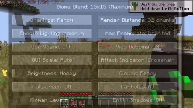 ? NVIDIA GeForce RTX 3060 [Laptop, 75W] - Minecraft gameplay benchmarks (1080p) смотреть онлайн