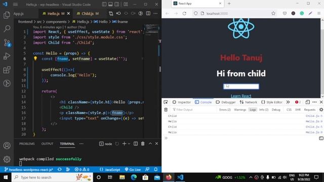How to use useEffect hook in React Js - Headless WordPress with React Js | Ep 5 смотреть онлайн