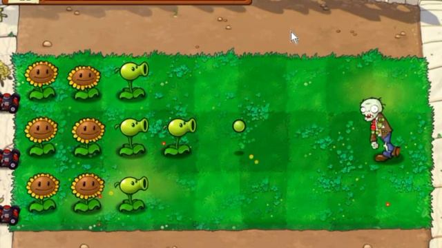 Plants vs Zombies / Adventure 1 Day 3 / Растения против Зомби / Прохождение смотреть онлайн