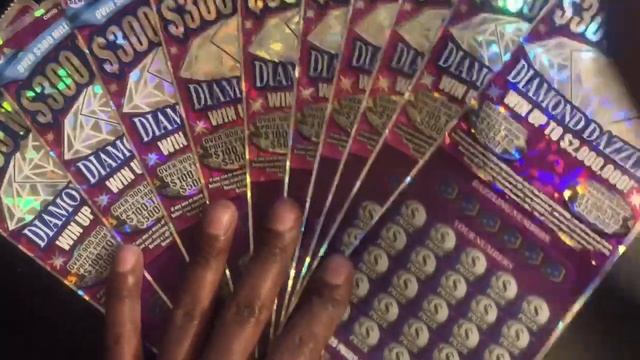 Full Book, $20 Diamond Dazzler, Ohio Lottery Scratch Off Tickets. смотреть онлайн