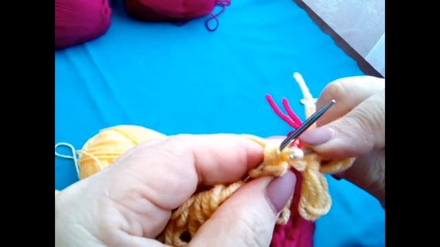 Нарядные Пинетки на спицах с бахромой. смотреть онлайн