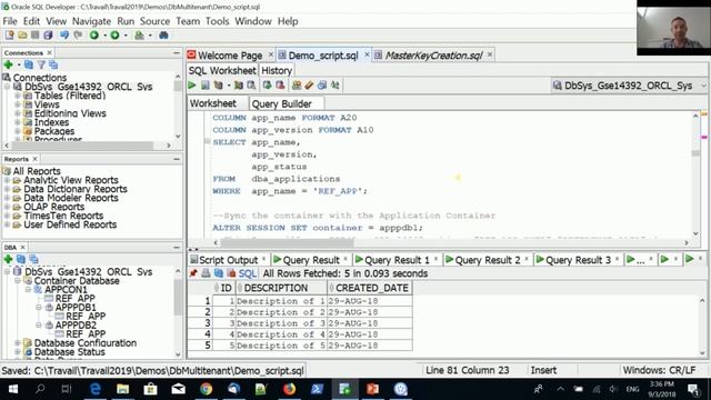 Oracle Database Multitenant Application Container & DevOps смотреть онлайн