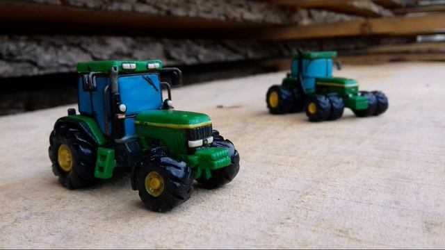 John Deere 7810 из пластилина! Трактор из пластилина! смотреть онлайн