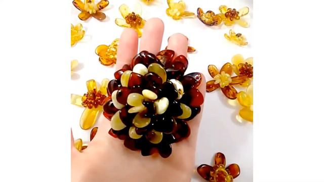 Янтарная хризантема | Янтарь цветок смотреть онлайн