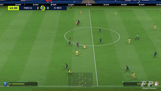 EA FC 24 - Ligue 1 - PSG VS Metz Gameplay on Nintendo Switch смотреть онлайн