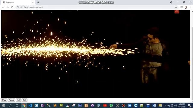 Part 2 Video Controls by JavaScript functions | play() | pause() | CSS style changing by JavaScrip смотреть онлайн