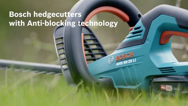 Accu-heggenscharen van Bosch: antiblokkeersysteem voor continu snoeien смотреть онлайн