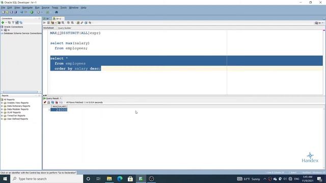 Oracle SQL dərsləri - 46.Aggregate Functions in Oracle SQL | MAX function смотреть онлайн