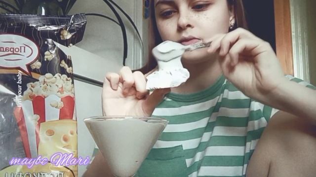 Зефирка с пастой. / Marshmallow With Pasta.