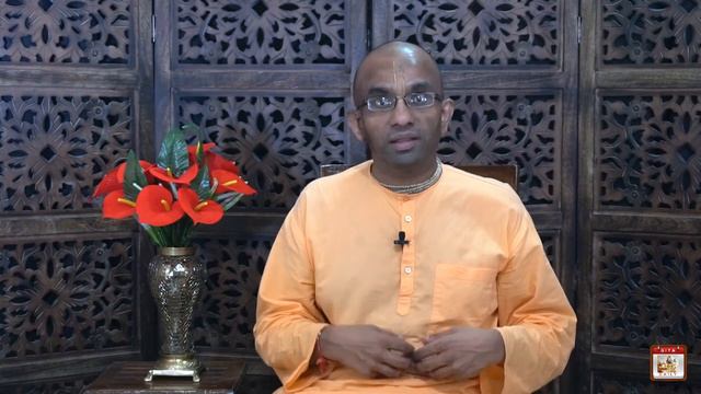 We see the present and plan the future - Krishna sees the future and plans the present Gita 07.26 смотреть онлайн