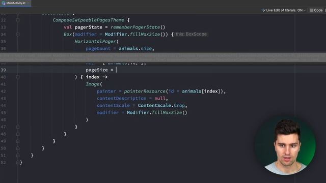 How to Build a Swipeable Image Slider in Jetpack Compose - Android Studio Tutorial смотреть онлайн