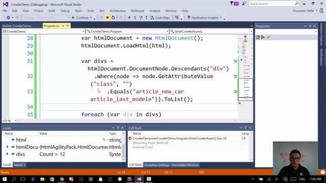 Developing a Web Crawler in C# смотреть онлайн