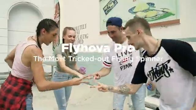 Flynova Pro Flying Ball Boomerang Spinner Dynamic RGB Lights Double Pass