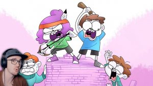 Моё детство в поселке ГОРОДСКОГО типа (Анимация) ► Мирби | Реакция