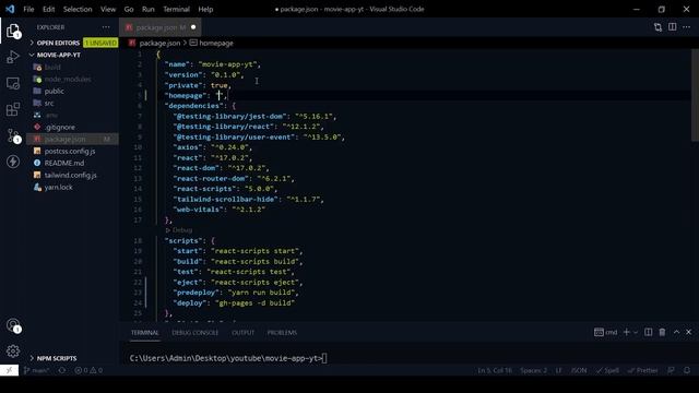 How to deploy React and tailwind app to GitHub pages | GH-pages | React | Tailwind | May We Code смотреть онлайн
