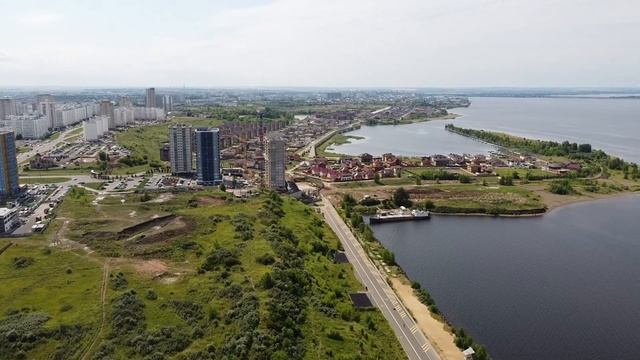 Кама Набережные Челны. Аэросъемка