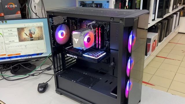 72500₽, i5 13400F, 16Gb, ssd 1Tb, RTX 3060Ti 8Gb, 750W, Cougar Duo Face Pro смотреть онлайн