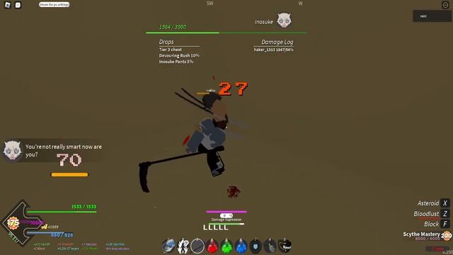 INFINITY COMBO 3K DAMAGE WITH DREAM | Project Slayers смотреть онлайн