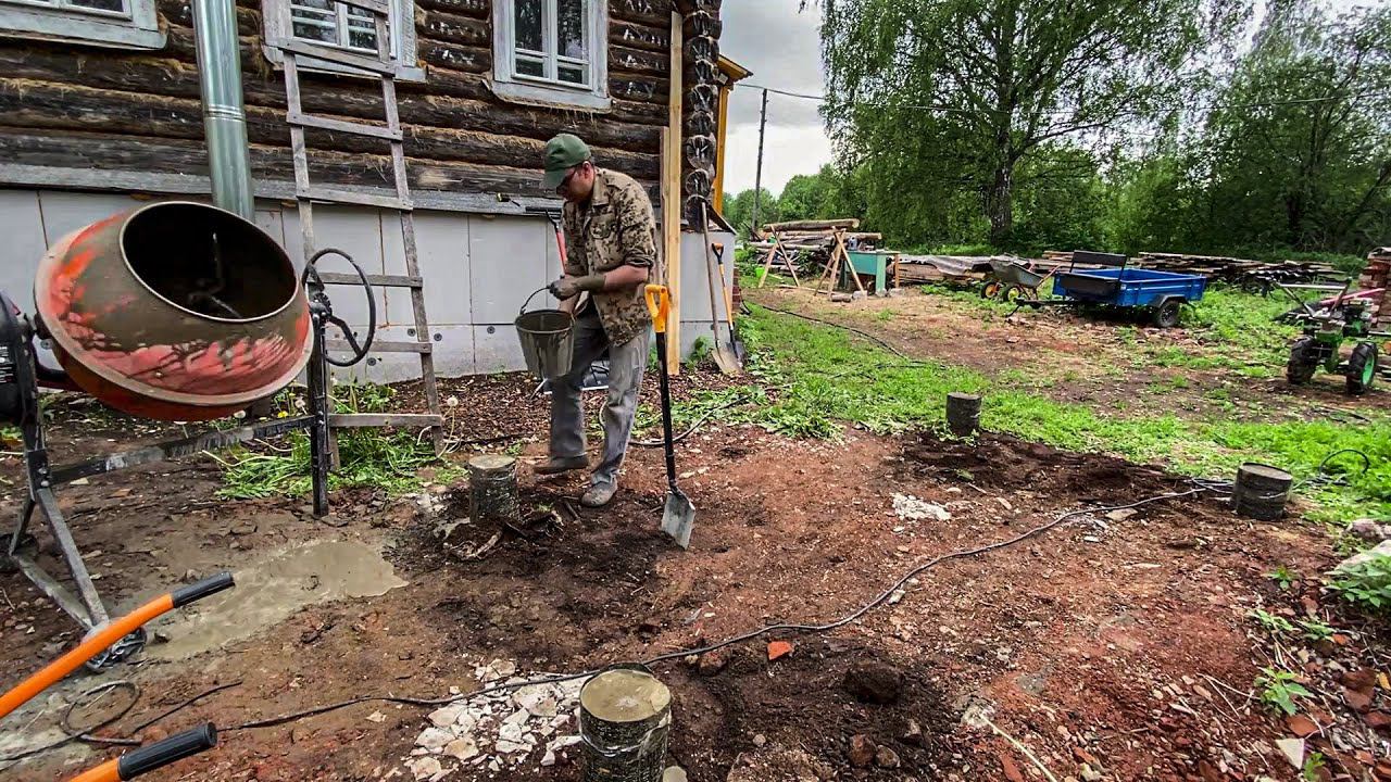 Заливаем фундамент, начинаем строить. Спасаем хуторские сады смотреть онлайн