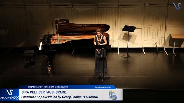 Sira PELLICER FAUS (Spain) plays Fantasie nº7 pour violon by G.P. Telemann смотреть онлайн