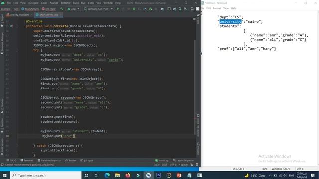 #2 Create JSON File and read from it смотреть онлайн