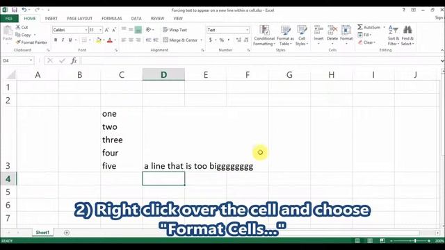 ms office excel wrap text within a cell смотреть онлайн