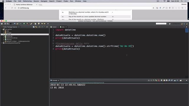 Corso base di Python - 21 Date смотреть онлайн