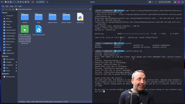 Make an Offline Twitter Archive смотреть онлайн
