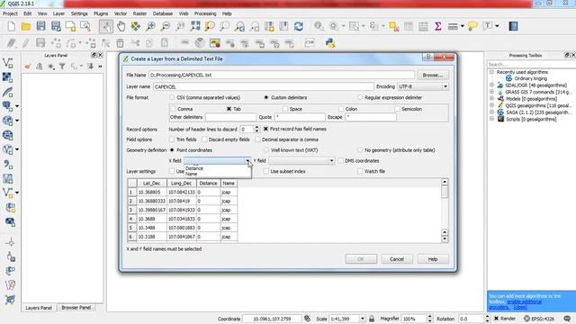 QGIS Convert Excel to GIS смотреть онлайн