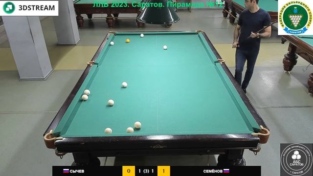 Сычев П. - Семенов И. Гандикап 7-9 ЛЛБ 2023. Саратов. Пирамида №12 смотреть онлайн