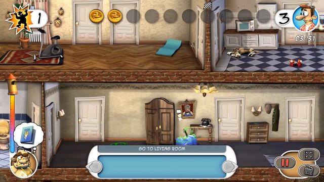 Neighbours Back From Hell - Fintess Frenzy - All Medals 100% Walkthrough смотреть онлайн
