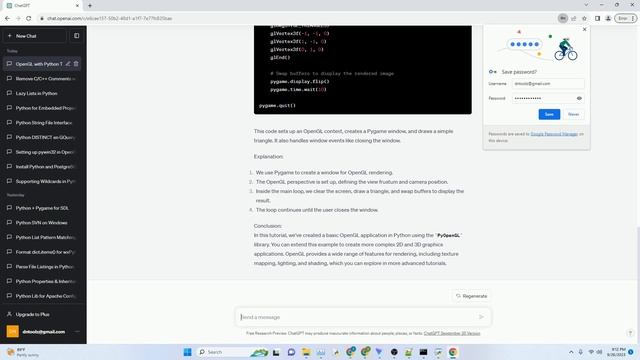 OpenGl with Python смотреть онлайн