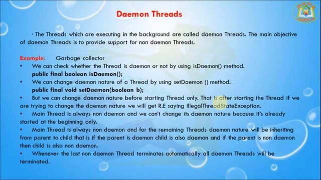 Lesson - 9 : Threads - Daemon Threads In Java Programming Language смотреть онлайн