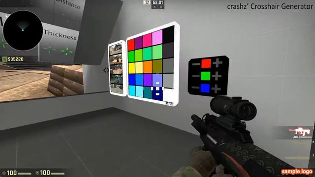 Как настроить прицел без консоли?(CS:GO) смотреть онлайн