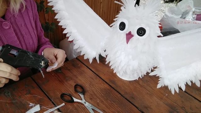 Золотая Совушка из подложки.