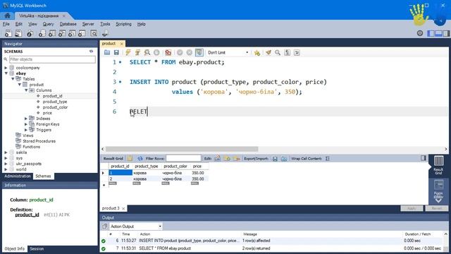 24. SQL команда DELETE для видалення даних смотреть онлайн