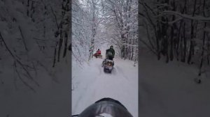 Обкатываем снегоходы Стелс Ставр