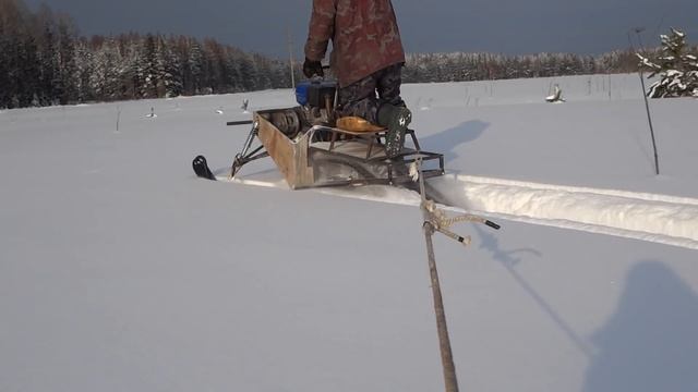самодельный снегоход смотреть онлайн